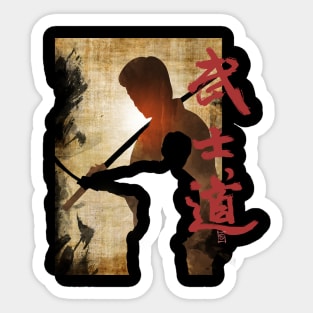 Samurai Bushido 2 tee shirt Sticker